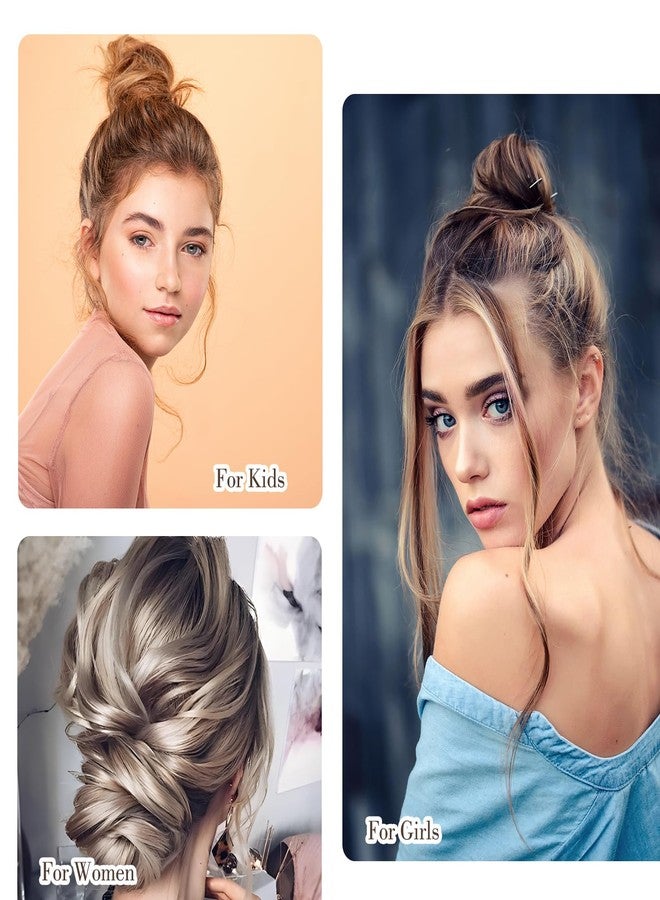 PKRFCJ 2 Pcs Real Hair Bun Wig,Messy Fake Hair Buns Hair Piece,Suitable for Ladies and Girls,Fashionable and Natural(Golden) - Image 5